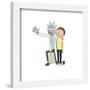 Gallery Pops Cartoon Network Rick and Morty - Kneeling Together Wall Art-Trends International-Framed Gallery Pops