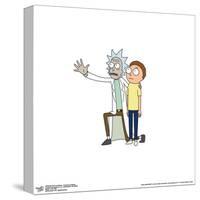 Gallery Pops Cartoon Network Rick and Morty - Kneeling Together Wall Art-Trends International-Stretched Canvas