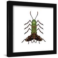 Gallery Pops Cartoon Network Rick and Morty - Pickle Rick Cockroach Limbs Wall Art-Trends International-Framed Gallery Pops