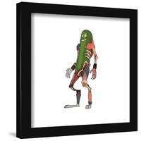 Gallery Pops Cartoon Network Rick and Morty - Pickle Rick Rat Suit Wall Art-Trends International-Framed Gallery Pops