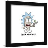 Gallery Pops Cartoon Network Rick and Morty - Rick Sanchez Big Head Wall Art-Trends International-Framed Gallery Pops