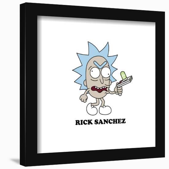 Gallery Pops Cartoon Network Rick and Morty - Rick Sanchez Big Head Wall Art-Trends International-Framed Gallery Pops