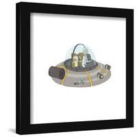 Gallery Pops Cartoon Network Rick and Morty - Space Cruiser Wall Art-Trends International-Framed Gallery Pops