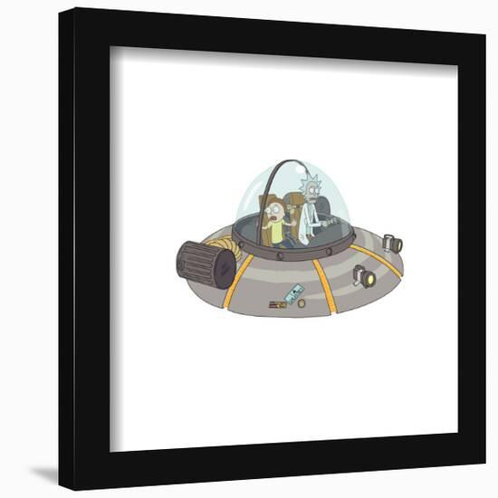 Gallery Pops Cartoon Network Rick and Morty - Space Cruiser Wall Art-Trends International-Framed Gallery Pops