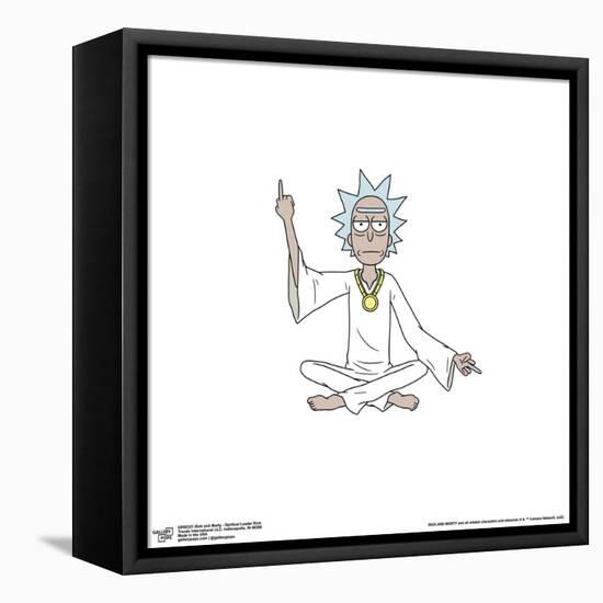 Gallery Pops Cartoon Network Rick and Morty - Spiritual Leader Rick Wall Art-Trends International-Framed Stretched Canvas