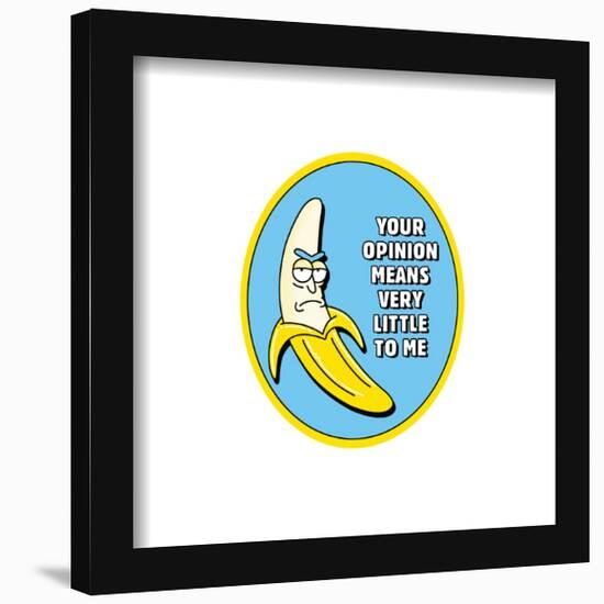 Gallery Pops Cartoon Network Rick and Morty - Your Opinion Means Very Little To Me Wall Art-Trends International-Framed Gallery Pops