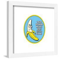 Gallery Pops Cartoon Network Rick and Morty - Your Opinion Means Very Little To Me Wall Art-Trends International-Framed Gallery Pops