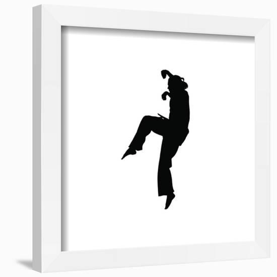 Gallery Pops Cobra Kai - Crane Kick Silhouette Wall Art-Trends International-Framed Gallery Pops