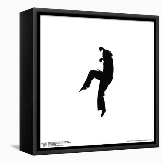 Gallery Pops Cobra Kai - Crane Kick Silhouette Wall Art-Trends International-Framed Stretched Canvas