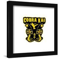 Gallery Pops Cobra Kai - Dual Cobra Patch Wall Art-Trends International-Framed Gallery Pops