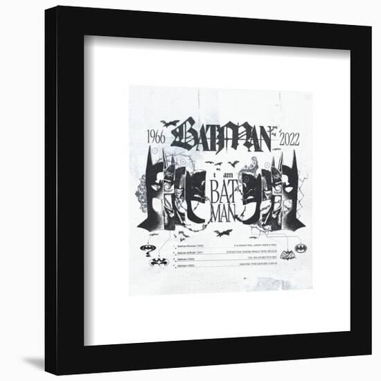 Gallery Pops DC Comics Batman 85th Anniversary - Artist I Am Batman Wall Art-Trends International-Framed Gallery Pops