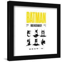 Gallery Pops DC Comics Batman 85th Anniversary - Batman Cowls Wall Art-Trends International-Framed Gallery Pops
