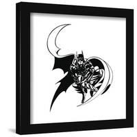 Gallery Pops DC Comics Batman 85th Anniversary - Batman Line Art Wall Art-Trends International-Framed Gallery Pops