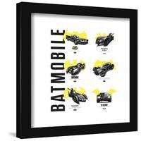 Gallery Pops DC Comics Batman 85th Anniversary - Batmobile Evolutions Wall Art-Trends International-Framed Gallery Pops