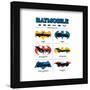 Gallery Pops DC Comics Batman 85th Anniversary - Batmobile Illustrated Wall Art-Trends International-Framed Gallery Pops