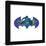 Gallery Pops DC Comics Batman 85th Anniversary - Forever Batman Batarang Graphic Wall Art-Trends International-Framed Gallery Pops