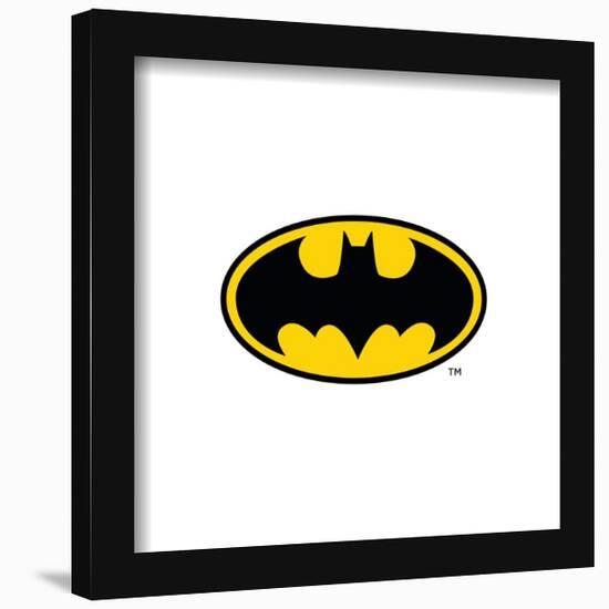 Gallery Pops DC Comics Batman - Batman Symbol Wall Art-Trends International-Framed Gallery Pops