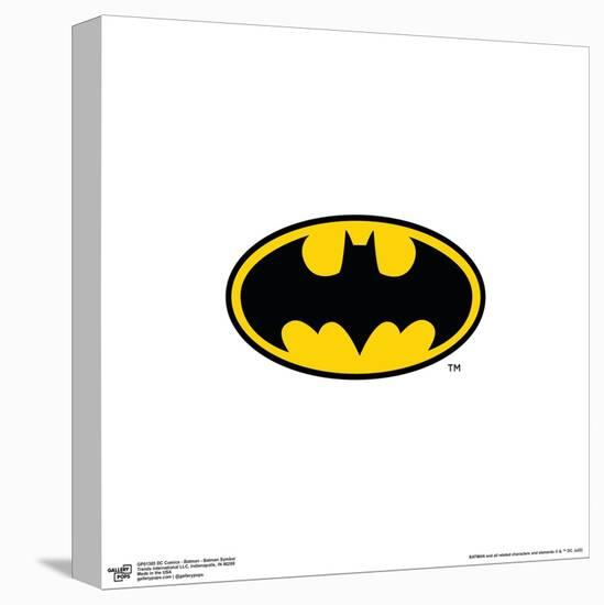 Gallery Pops DC Comics Batman - Batman Symbol Wall Art-Trends International-Stretched Canvas