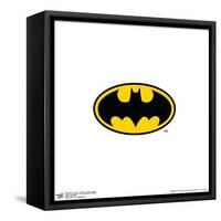 Gallery Pops DC Comics Batman - Batman Symbol Wall Art-Trends International-Framed Stretched Canvas
