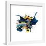 Gallery Pops DC Comics Batman - Caped Crusader Kick Wall Art-Trends International-Framed Gallery Pops