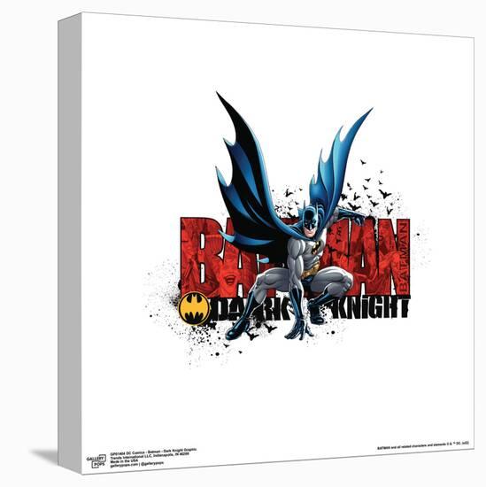 Gallery Pops DC Comics Batman - Dark Knight Graphic Wall Art-Trends International-Stretched Canvas