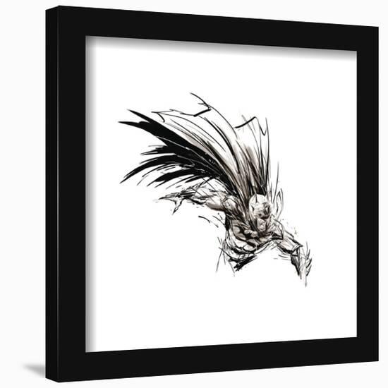 Gallery Pops DC Comics Batman - Dark Knight Sketch Wall Art-Trends International-Framed Gallery Pops