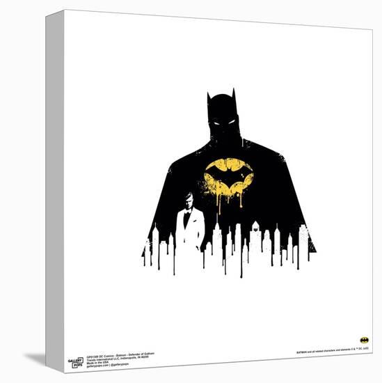 Gallery Pops DC Comics Batman - Defender of Gotham Wall Art-Trends International-Stretched Canvas