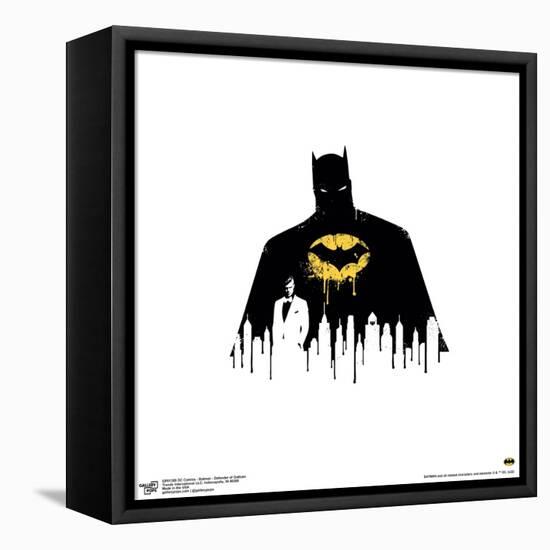 Gallery Pops DC Comics Batman - Defender of Gotham Wall Art-Trends International-Framed Stretched Canvas