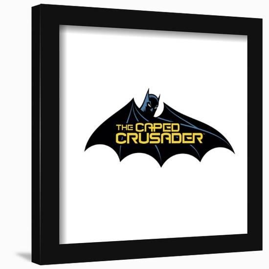Gallery Pops DC Comics Batman - The Caped Crusader Logo Wall Art-Trends International-Framed Gallery Pops