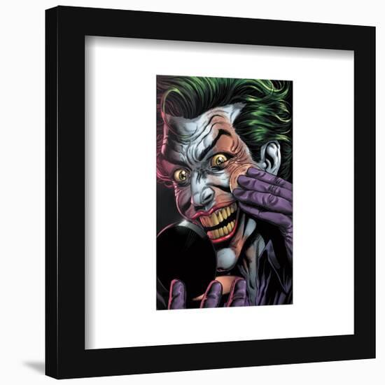 Gallery Pops DC Comics Batman - Three Jokers #2 Joker Makeup Premium Variant Cover Wall Art-Trends International-Framed Gallery Pops