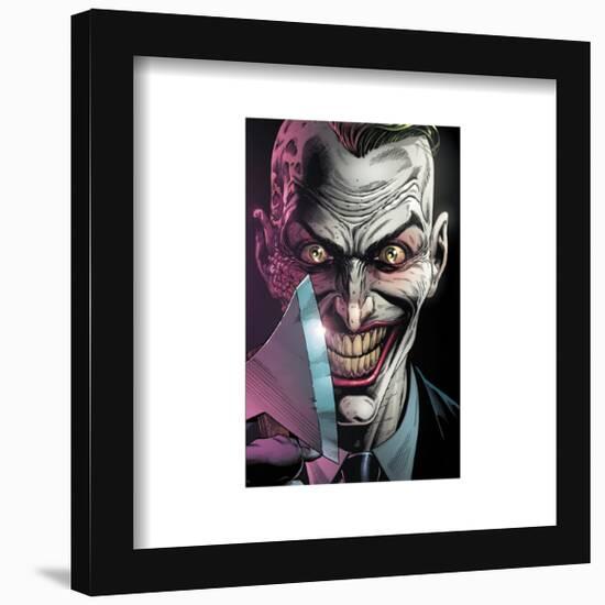 Gallery Pops DC Comics Batman - Three Jokers #3 Joker Endgame Mohawk Premium Variant Cover Wall Art-Trends International-Framed Gallery Pops