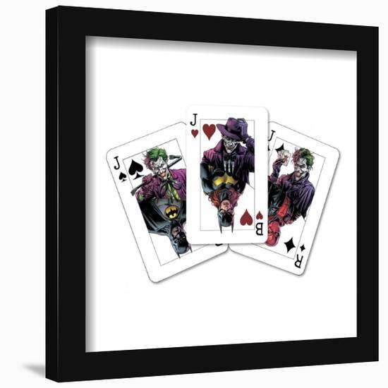 Gallery Pops DC Comics Batman - Three Jokers Playing Cards Wall Art-Trends International-Framed Gallery Pops