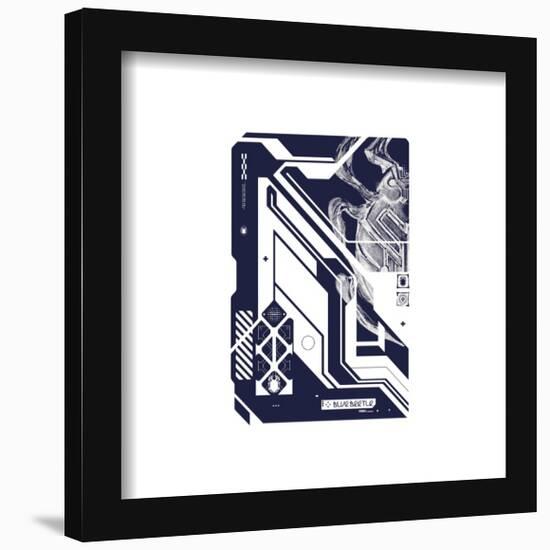 Gallery Pops DC Comics Blue Beetle - Alien Biotech Scarab Wall Art-Trends International-Framed Gallery Pops