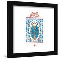 Gallery Pops DC Comics Blue Beetle - Scarab Mosaic Wall Art-Trends International-Framed Gallery Pops