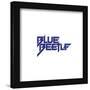 Gallery Pops DC Comics Blue Beetle - Text Logo Wall Art-Trends International-Framed Gallery Pops