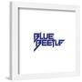 Gallery Pops DC Comics Blue Beetle - Text Logo Wall Art-Trends International-Framed Gallery Pops