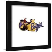 Gallery Pops DC Comics Bombshells - Batgirl - Pinup Badge Wall Art-Trends International-Framed Gallery Pops