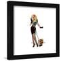 Gallery Pops DC Comics Bombshells - Black Canary - Pinup Figure Wall Art-Trends International-Framed Gallery Pops