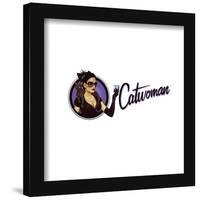 Gallery Pops DC Comics Bombshells - Catwoman - Pinup Badge Wall Art-Trends International-Framed Gallery Pops