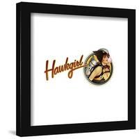 Gallery Pops DC Comics Bombshells - Hawkgirl - Pinup Badge Wall Art-Trends International-Framed Gallery Pops