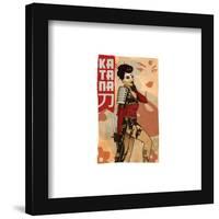 Gallery Pops DC Comics Bombshells - Katana - Shhh… Wall Art-Trends International-Framed Gallery Pops