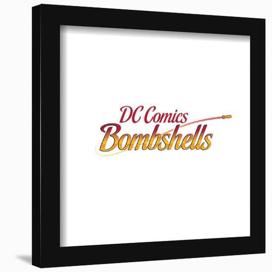 Gallery Pops DC Comics Bombshells - Logo Wall Art-Trends International-Framed Gallery Pops