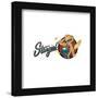 Gallery Pops DC Comics Bombshells - Stargirl - Pinup Badge Wall Art-Trends International-Framed Gallery Pops