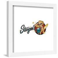 Gallery Pops DC Comics Bombshells - Stargirl - Pinup Badge Wall Art-Trends International-Framed Gallery Pops