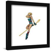 Gallery Pops DC Comics Bombshells - Stargirl - Pinup Figure Wall Art-Trends International-Framed Gallery Pops