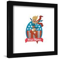 Gallery Pops DC Comics Bombshells - Supergirl - Keep Flying Wall Art-Trends International-Framed Gallery Pops