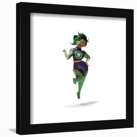 Gallery Pops DC Comics DC League of Super-Pets - Green Lantern Wall Art-Trends International-Framed Gallery Pops