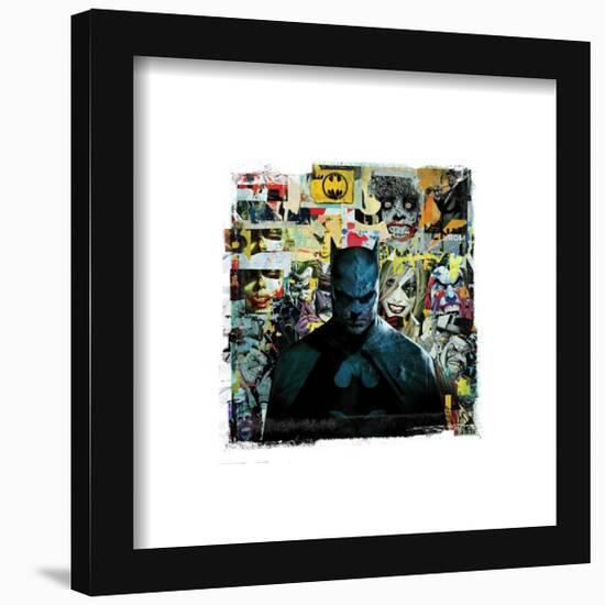 Gallery Pops DC Comics - Gotham Crime Collage Wall Art-Trends International-Framed Gallery Pops