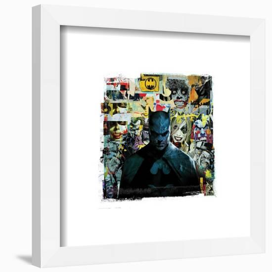 Gallery Pops DC Comics - Gotham Crime Collage Wall Art-Trends International-Framed Gallery Pops