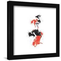 Gallery Pops DC Comics Harley Quinn - Classic Harley Stencil Wall Art-Trends International-Framed Gallery Pops